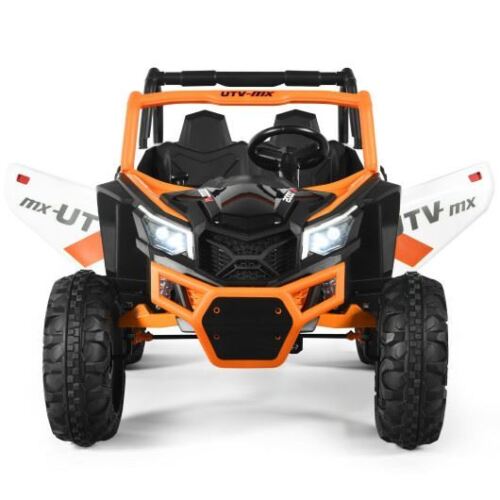 Load image into Gallery viewer, 12 V Electric Children&#39;s Ride-On Vehicle 2-Passenger Sport Utility Vehicle Off-Road UTV with Remote Control - White
