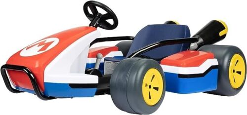 Load image into Gallery viewer, Super Mario Kart 24V Battery-Powered Ride-On Racer with 3 Speeds - Speeds Up to 8 MPH
