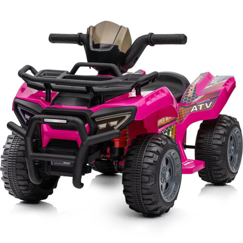 Load image into Gallery viewer, Electric Pink Four-Wheeler Ride-On Toy for Toddlers - 6V Kids ATV
