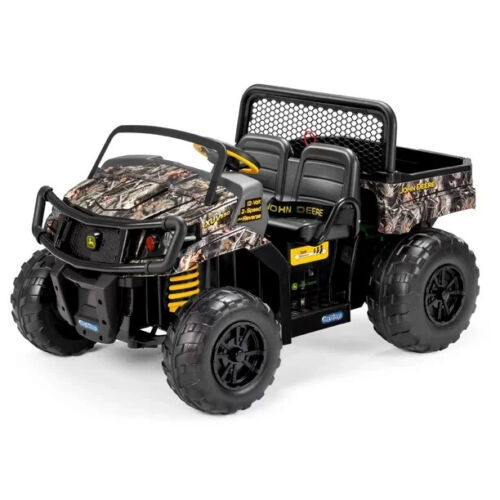 Load image into Gallery viewer, Battery-Powered Camouflage Gator XUV Ride-On Toy with Dumping Function and 12 Volt High-Traction Wheels for Kids
