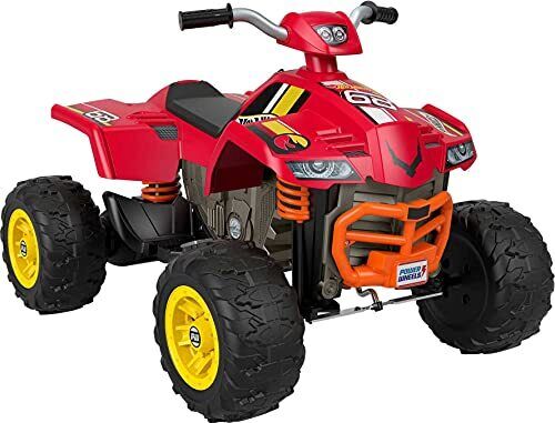 Load image into Gallery viewer, Rev up the Fun with the Hot Wheels Racing ATV: A Multi-Terrain Ride-On with Reverse Gear
