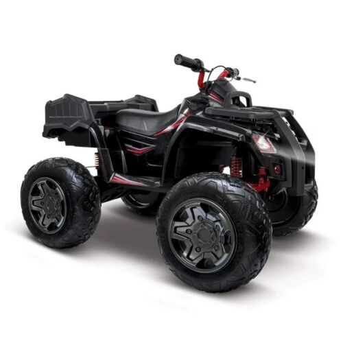 Load image into Gallery viewer, Black 4-Wheel Electric ATV Off-Road Vehicle for Kids - All-Terrain Ride-On Toy
