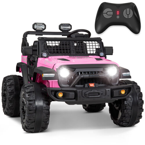 Load image into Gallery viewer, Kimbosmart 24V 4WD Children&#39;s Electric Ride-On Truck with Remote Control and Battery Level Alert
