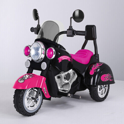 Load image into Gallery viewer, Electric 3-Wheel Chopper Motorcycle Toy for Kids with LED Headlights
