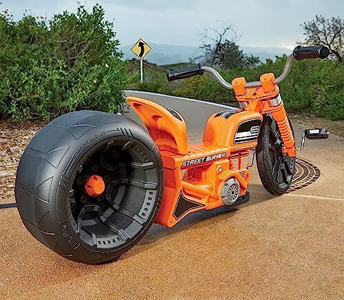 Rev Up Your Ride: Motorcycle-Inspired Street Burner with Adjustable Seat and Durable Design