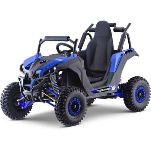 Load image into Gallery viewer, MotoTec Raider Children&#39;s UTV 48v 1200w Full Suspension Blue

