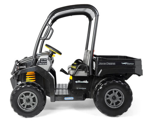 Load image into Gallery viewer, Peg Perego John Deere Gator XUV in Sleek Midnight Black - 12-Volt Battery-Powered Ride-On Vehicle
