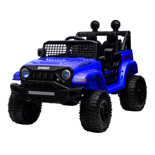 Load image into Gallery viewer, Blue Kids Electric Ride-On Car with Remote Control and MP3 Player
