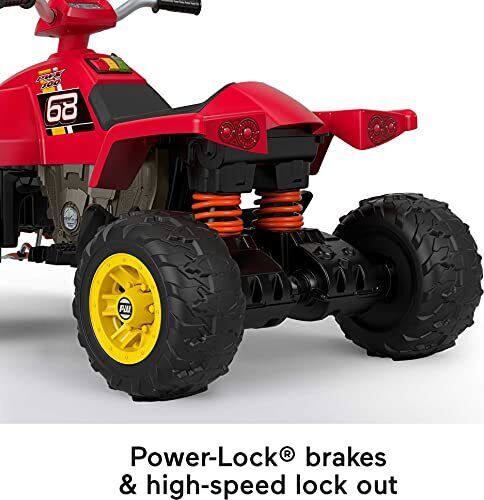 Load image into Gallery viewer, Rev up the Fun with the Hot Wheels Racing ATV: A Multi-Terrain Ride-On with Reverse Gear
