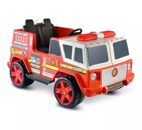 Load image into Gallery viewer, Kid Motorz 12V Fire Engine Double Seater Electric Ride-On Toy - Complimentary Delivery &amp; Refund
