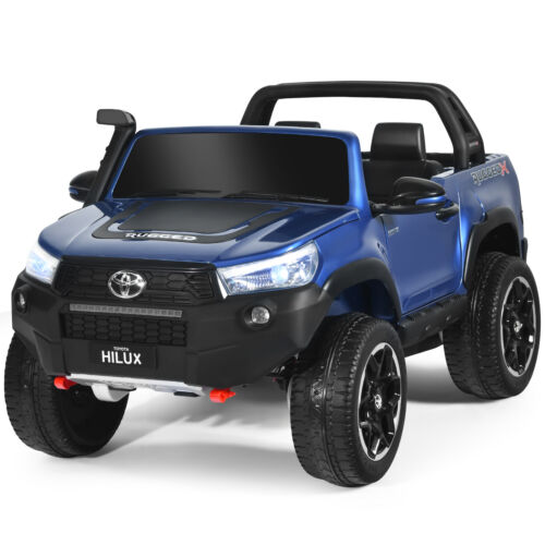 Load image into Gallery viewer, Licensed Toyota Hilux Ride On Truck Car - 2-Seater 4WD with Remote Control - Blue
