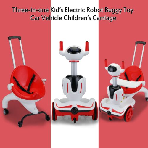 Load image into Gallery viewer, TOBBI 3-in-1 Electric Ride On Car for Toddlers - Remote Control Robot Buggy Toy Gift for Kids
