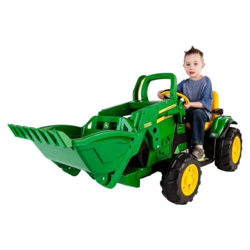 Load image into Gallery viewer, Peg Perego 12V John Deere Ground Loader Electric Ride-On Vehicle
