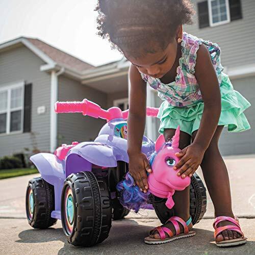 Load image into Gallery viewer, Magical Toddler Unicorn Quad Ride-On Toy with 6V Battery for Kids Ages 1.5-3 in Purple
