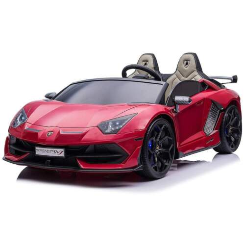 Load image into Gallery viewer, 24V 2 SEATS AUTHENTIC LAMBORGHINI AVENTADOR SVJ KIDS RIDE-ON SPORTS VEHICLE WITH LIGHTS AND REMOTE CONTROL

