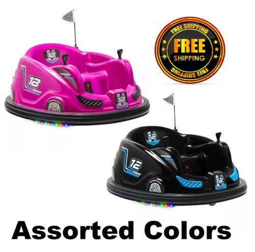 Load image into Gallery viewer, Flybar 12-Volt Battery Operated Electric Bumper Car (Various Shades)
