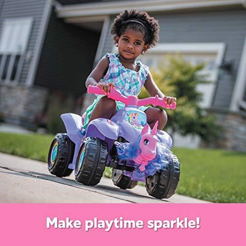 Load image into Gallery viewer, Magical Toddler Unicorn Quad Ride-On Toy with 6V Battery for Kids Ages 1.5-3 in Purple
