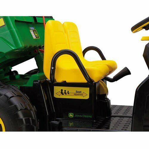 Load image into Gallery viewer, Electric John Deere 12V Ride-On Tractor with Adjustable Seat for Kids
