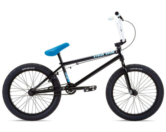 Stolen Stereo 20" Complete BMX Bike - Black/Swat Blue Camo - Skoutley Outdoors LLC