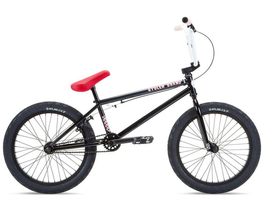 Stolen Stereo 20" Complete BMX Bike - Black/Fast Times Red - Skoutley Outdoors LLC