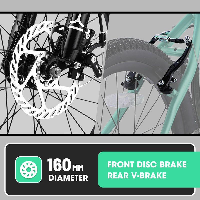 Load image into Gallery viewer, 20 Inch Kids&#39; Mountain Bike for Boys and Girls Ages 7-12 with 7-Speed Gear

