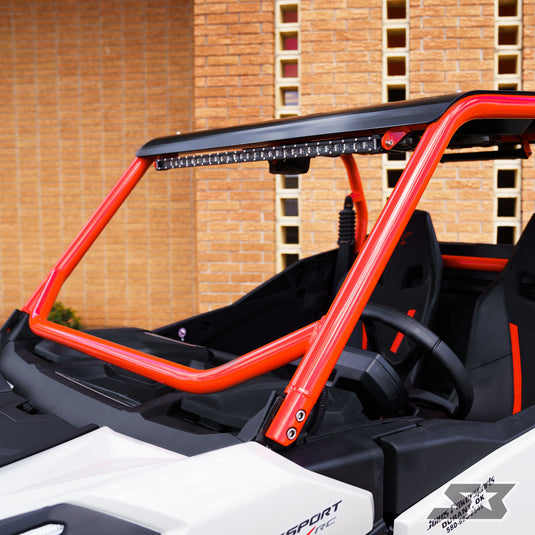2019+ Can-Am Maverick Sport Adjustable Roll Cage w/ 30" Light Bar Brackets