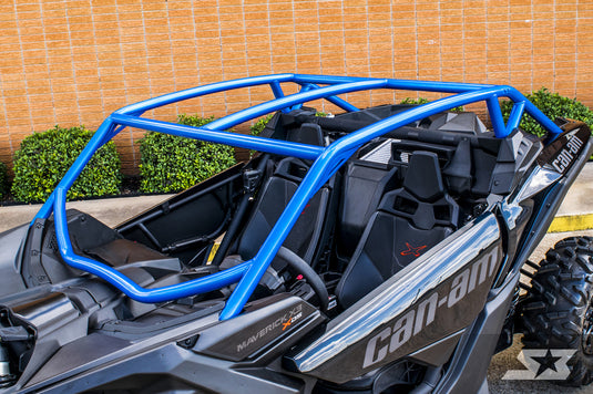2017 - 2019 Can-Am Maverick X3 Custom ABC Pillar Cage w/ Integrated Rear Bumper (X mr Models excluded), "A" Intrusion Bars, Light Bar Tabs, Whip Tabs