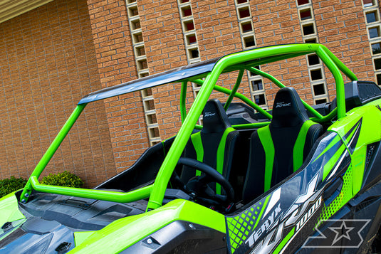 2020+ Kawasaki Teryx KRX 1000 Custom ABC Pillar Cage w/ "A" Intrusion Bars, Aluminum Roof w/ Dzus Fasteners, Light Bar Tabs, Whip Tabs