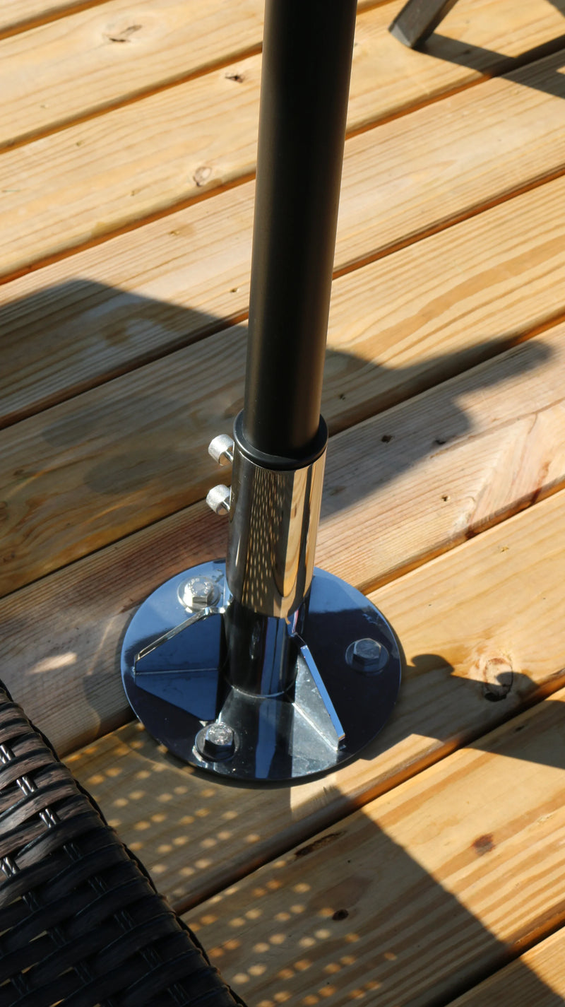 Load image into Gallery viewer, Breezelock™ Dock &amp; Boat Flag/Umbrella Stand - Stainless Steel Umbrella Stand
