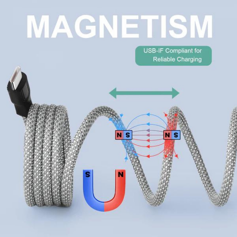 Load image into Gallery viewer, USB-C to Lightning Magnetic Cable
