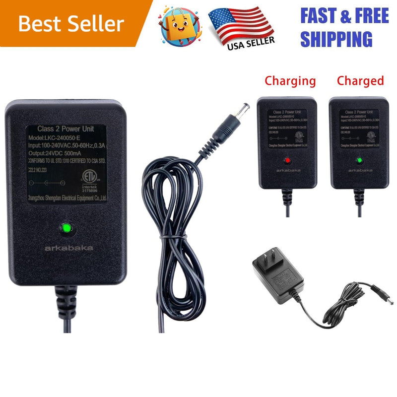 Load image into Gallery viewer, 24V Lead Acid Battery Charger for Ride-On Toys with LED Status Indicator
