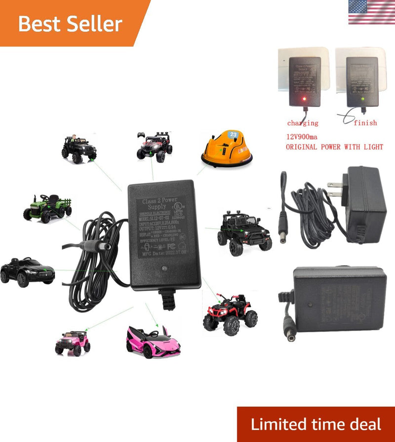 Load image into Gallery viewer, 12V Ride-On Car Adapter UL Listed with Multiple Safety Protections
