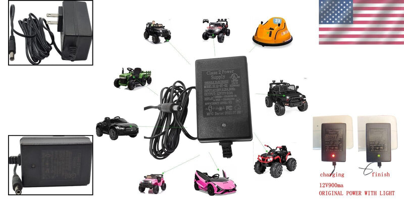 Load image into Gallery viewer, 12V Ride-On Car Adapter UL Listed with Multiple Safety Protections
