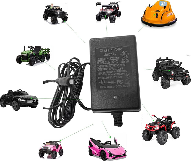 Load image into Gallery viewer, 12V Ride-On Car Adapter UL Listed with Multiple Safety Protections
