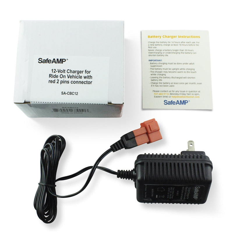 Load image into Gallery viewer, 12-Volt Charger with Red 2-Pin Connector for Ride-On Vehicles
