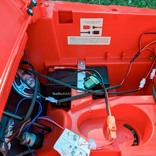 12-Volt Ride-On Vehicle Battery with Red 2-Pin Connector