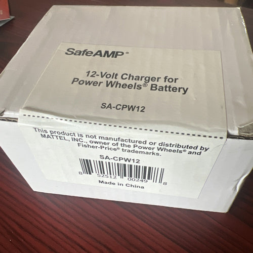 12V Gray SafeAMP SACPW12 Charger for Power Wheels Battery