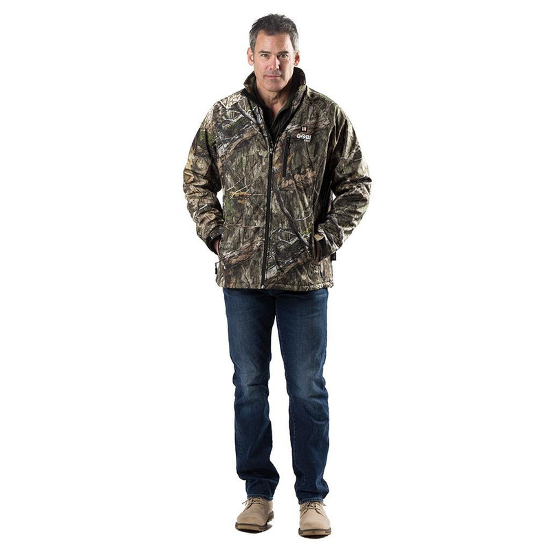 Load image into Gallery viewer, Sahara Men's Heated Hunting Jacket - Mossy Oak Camo
