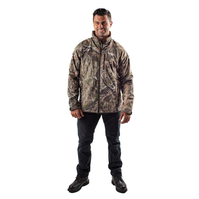 Load image into Gallery viewer, Sahara Men's Heated Hunting Jacket - Mossy Oak Camo

