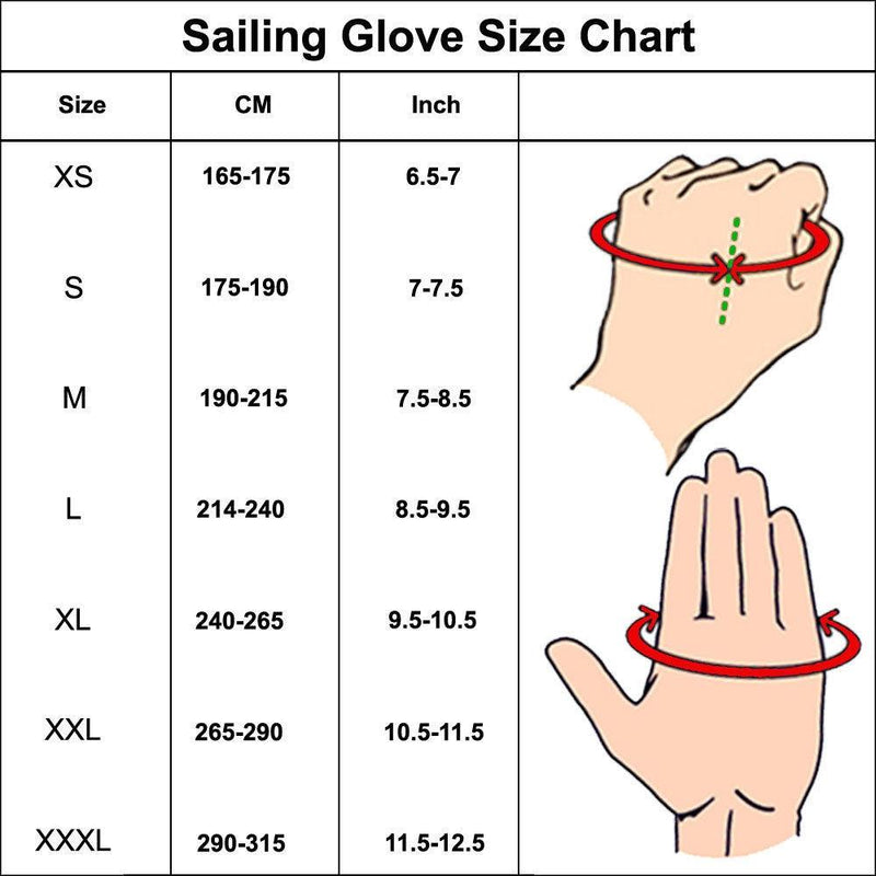 Load image into Gallery viewer, Sailing Gloves 2 Cut Fingers Unisex For Kayaking, Water Sports 8683
