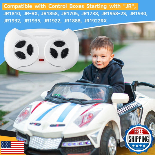 2.4G Remote Control Electric Car for Kids with Music Function