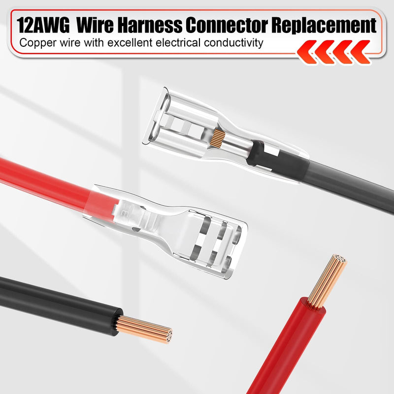 Load image into Gallery viewer, 2 Pack 12 AWG Wire Harness Connector Replacement Compatible with Peg System
