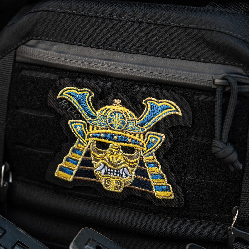 Load image into Gallery viewer, M-Tac Samurai Mask Embroidered Patch
