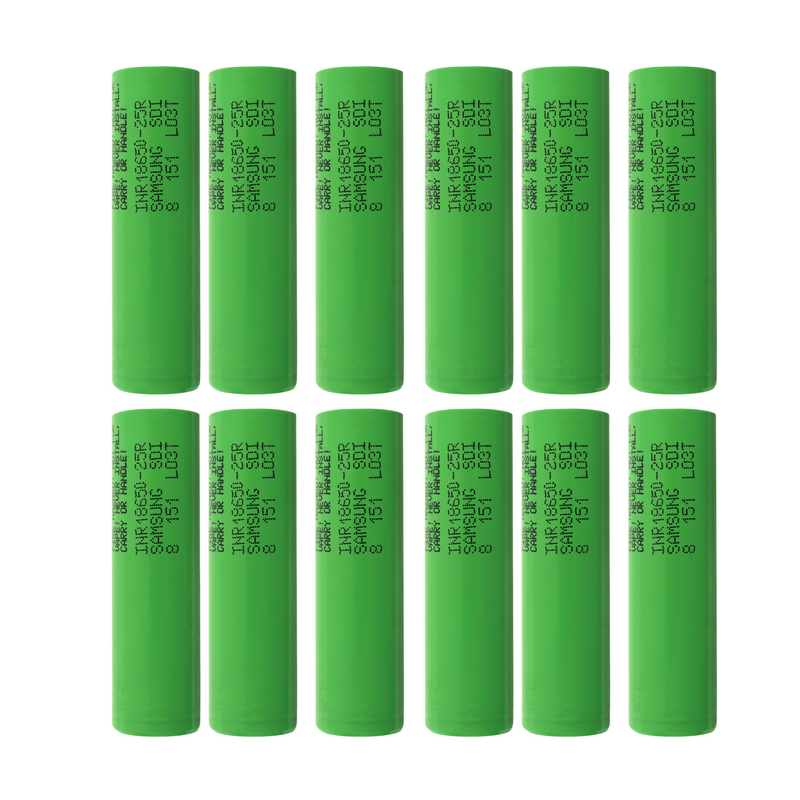 Load image into Gallery viewer, Samsung 25R 18650 2500mAh 20A Battery - INR18650-25R
