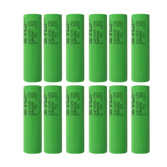 Samsung 25R 18650 2500mAh 20A Battery - INR18650-25R