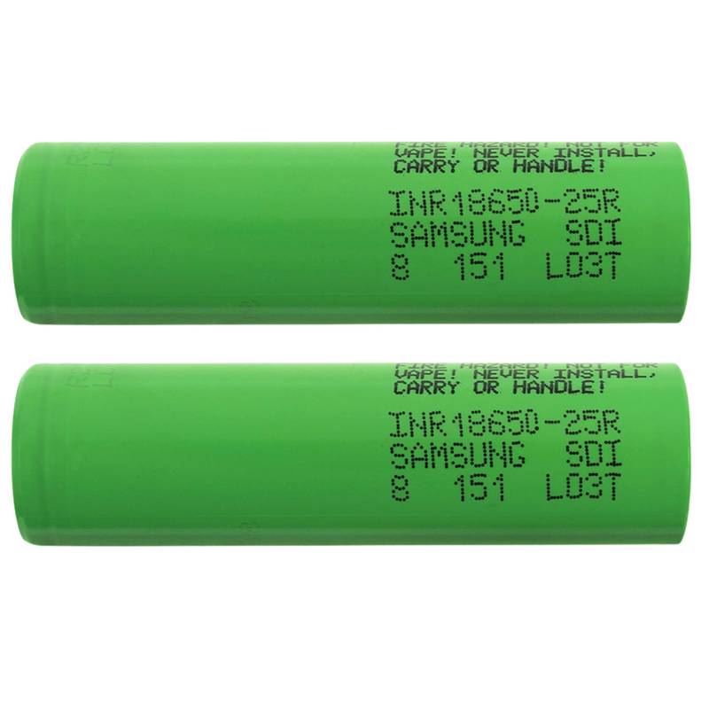 Load image into Gallery viewer, Samsung 25R 18650 2500mAh 20A Battery - INR18650-25R
