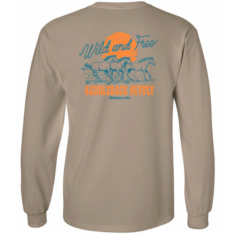 Load image into Gallery viewer, Wild and Free Long Sleeve Tee

