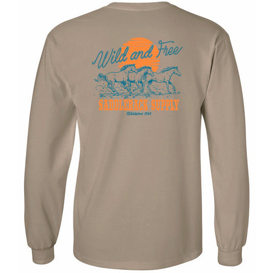 Wild and Free Long Sleeve Tee