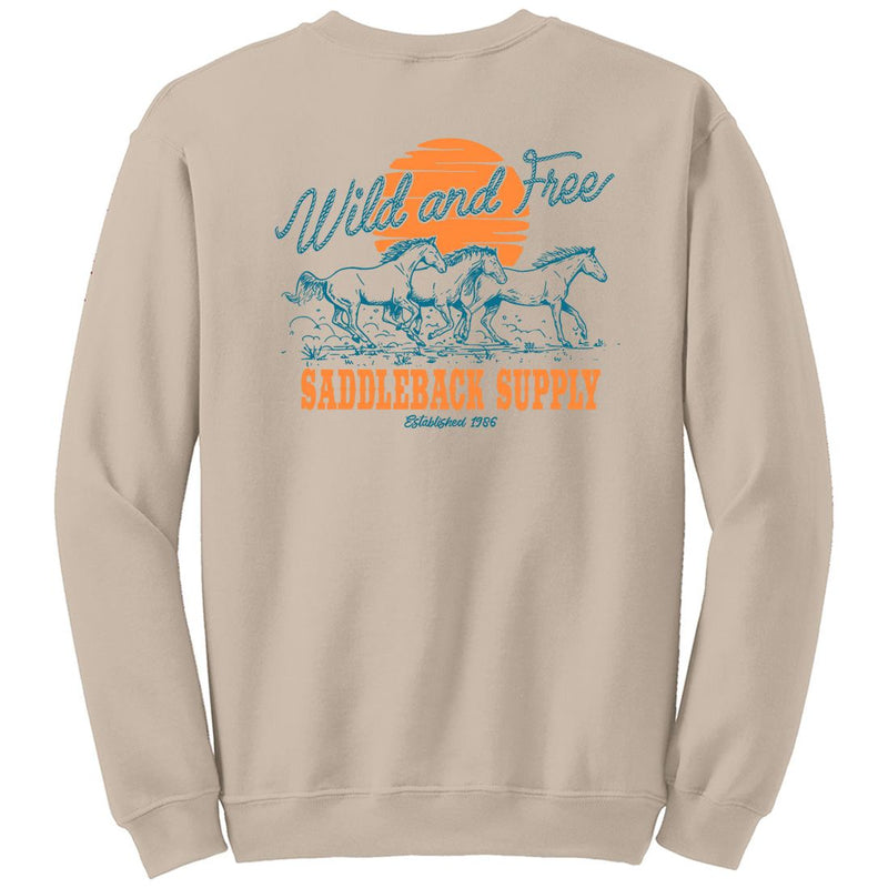 Load image into Gallery viewer, Wild and Free Crewneck

