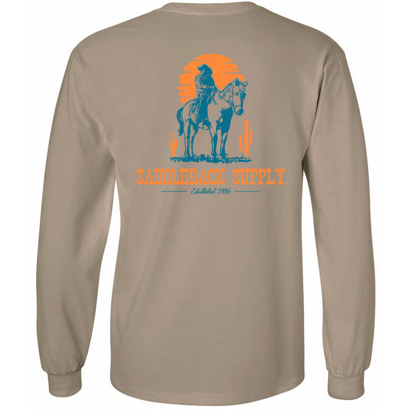 Load image into Gallery viewer, Cowboy &amp; Trusty Steed Long Sleeve Tee
